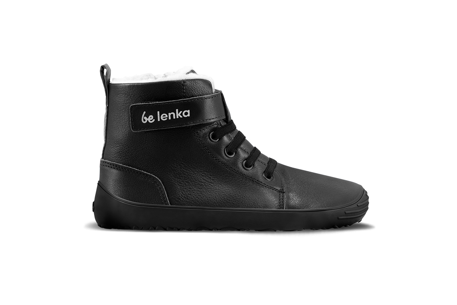 Barefoot bambini scarpe invernali Be Lenka Winter Kids - All Black.