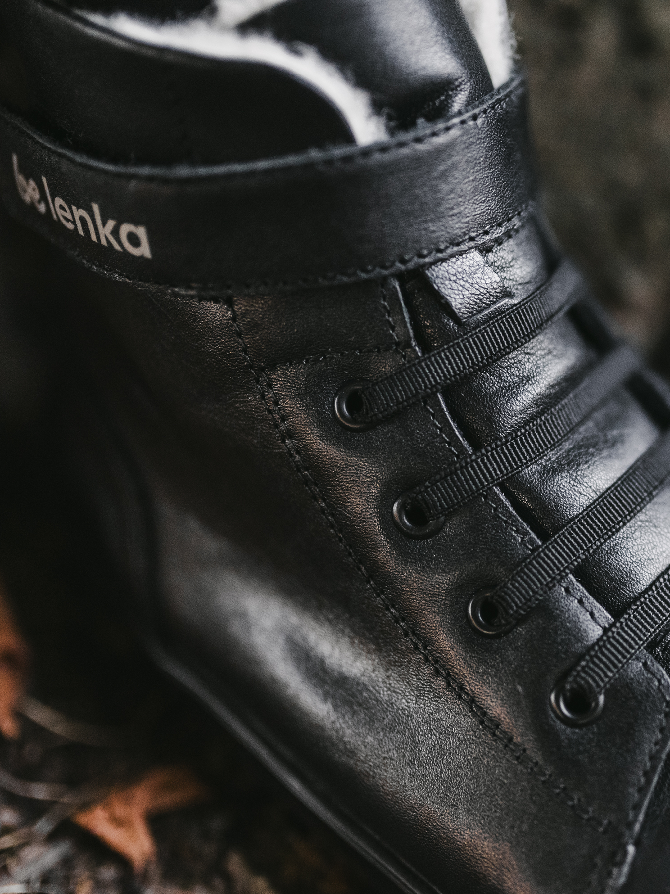 Barefoot bambini scarpe invernali Be Lenka Winter Kids - All Black.