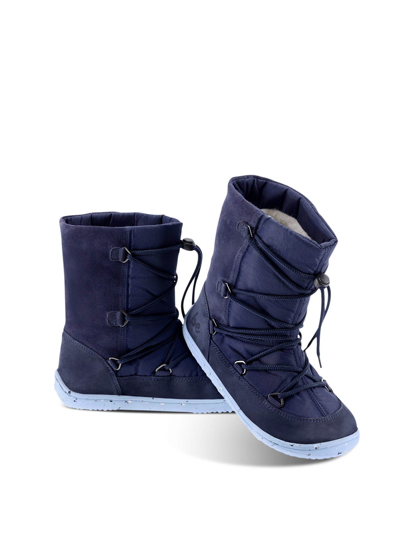 Barefoot bambini scarpe invernali Be Lenka Snowfox Kids 2.0 - Black.