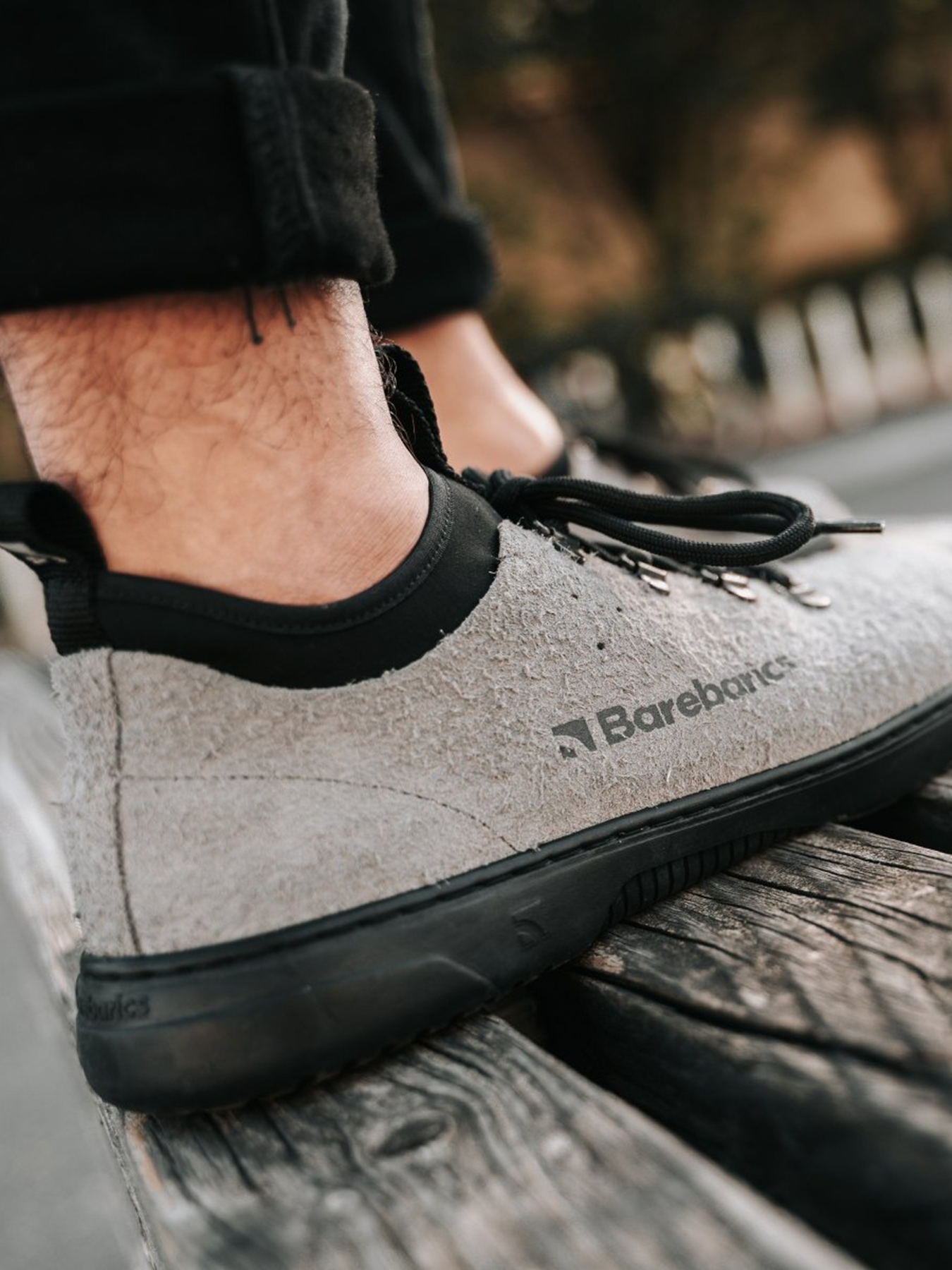 Barefoot Sneakers Barebarics Bronx - Grey.